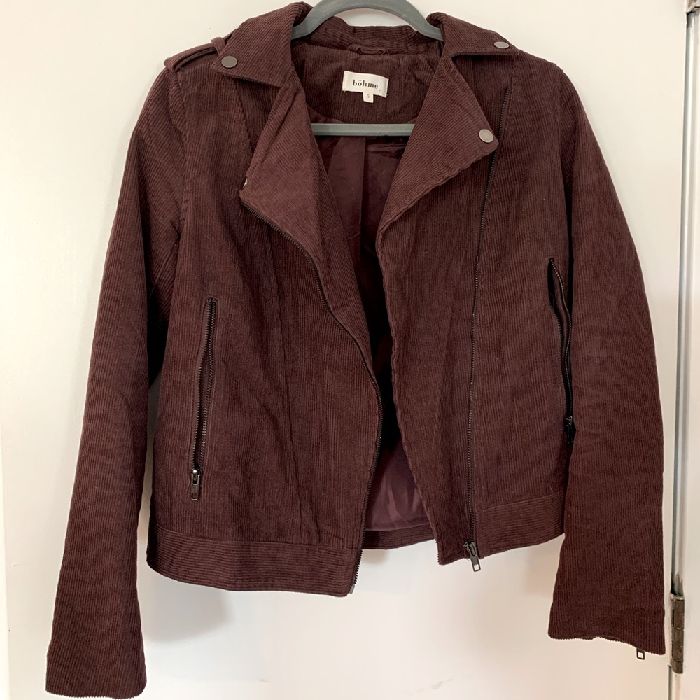 Böhme Women's Burgundy Corduroy Jacket